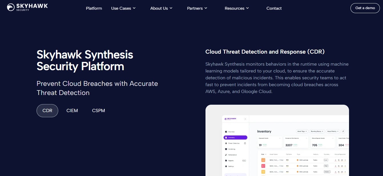 Skyhawk cloud threat sequences