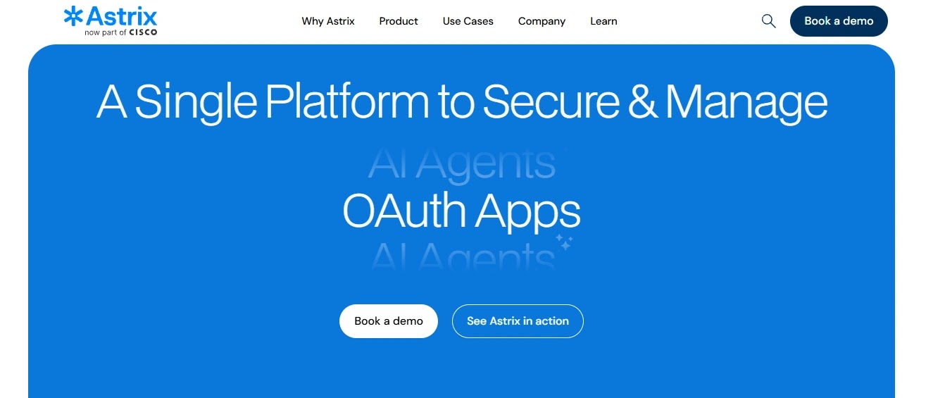 Astrix Security SaaS-to-SaaS and OAuth security