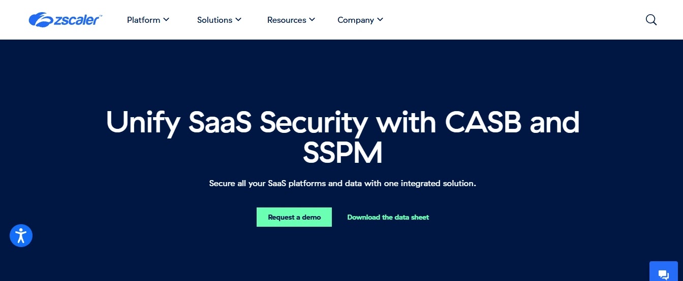 Zscaler SaaS app security